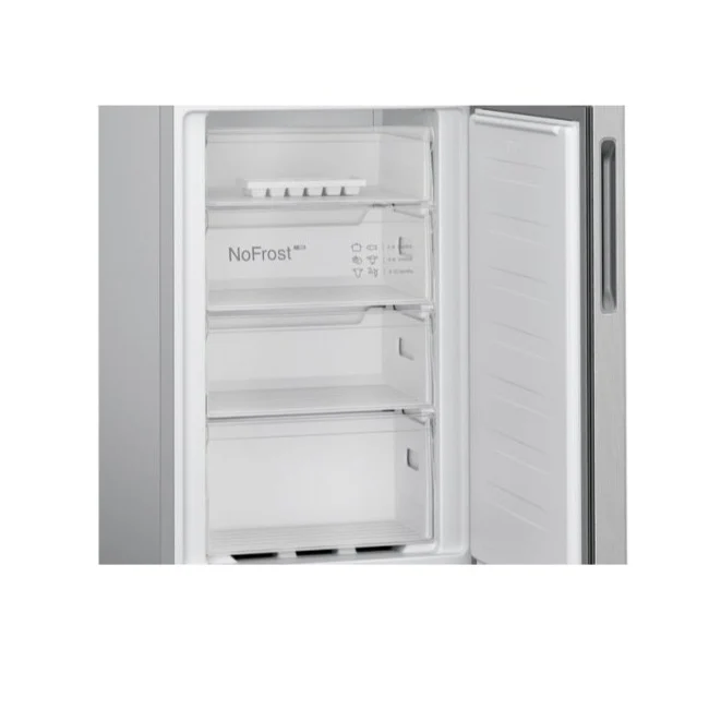 Bosch KGN27NLEAG Series 2 Frost Free Fridge Freezer Silver - Image 3