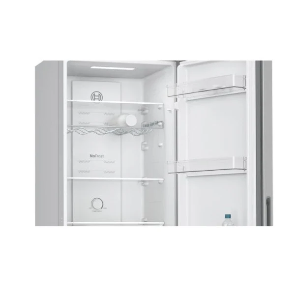 Bosch KGN27NLEAG Series 2 Frost Free Fridge Freezer Silver - Image 4