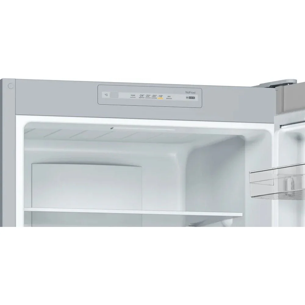 Bosch KGN33NLEBG Series 2 Freestanding No Frost Fridge Freezer Stainless Steel - Image 3