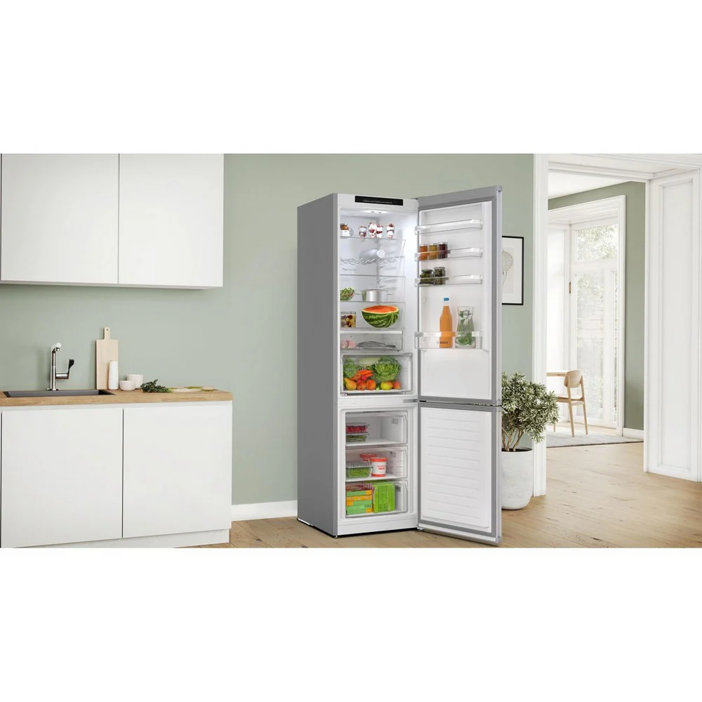 Bosch KGN392LAGG Series 4 60cm Total No Frost Fridge Freezer Stainless Steel - Image 11