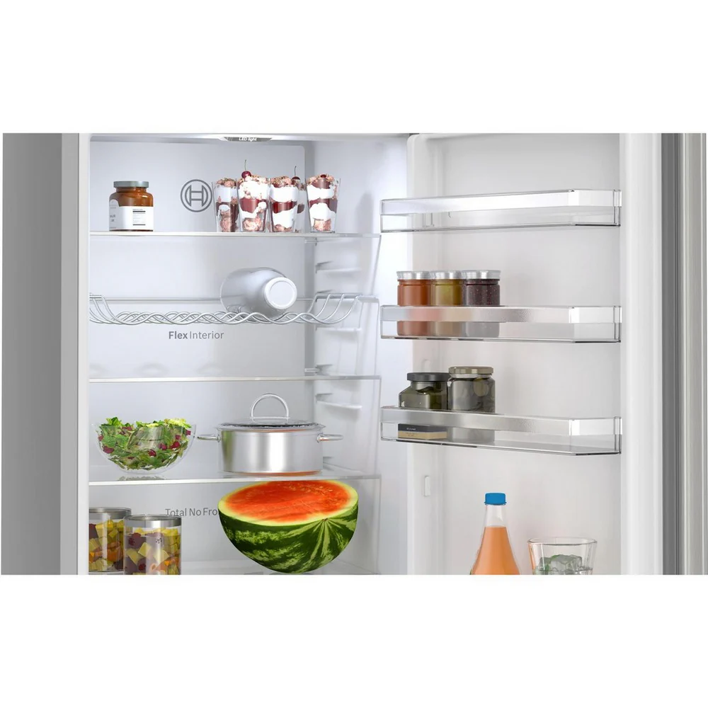 Bosch KGN392LAGG Series 4 60cm Total No Frost Fridge Freezer Stainless Steel - Image 6
