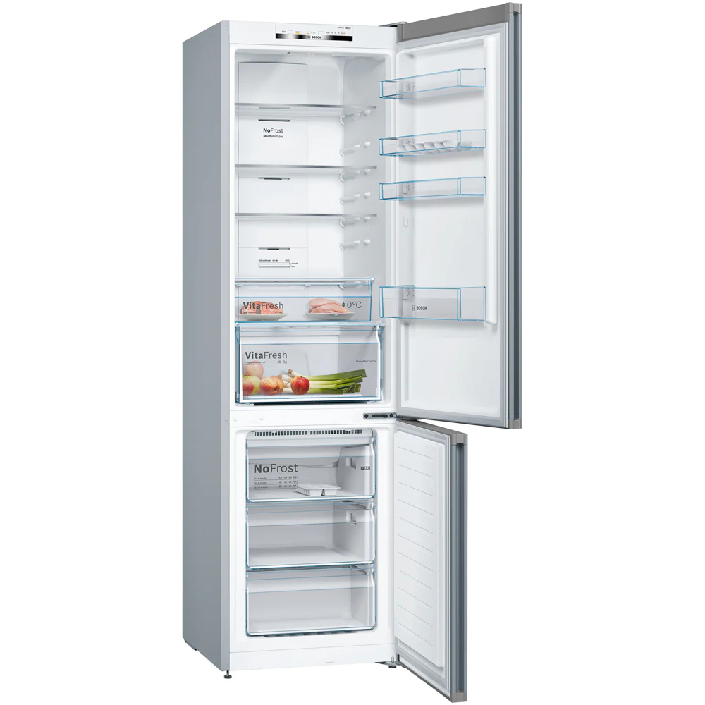 Bosch KGN392LEBG 60cm Series 4 Total No Frost Fridge Freezer Stainless Steel - Image 2