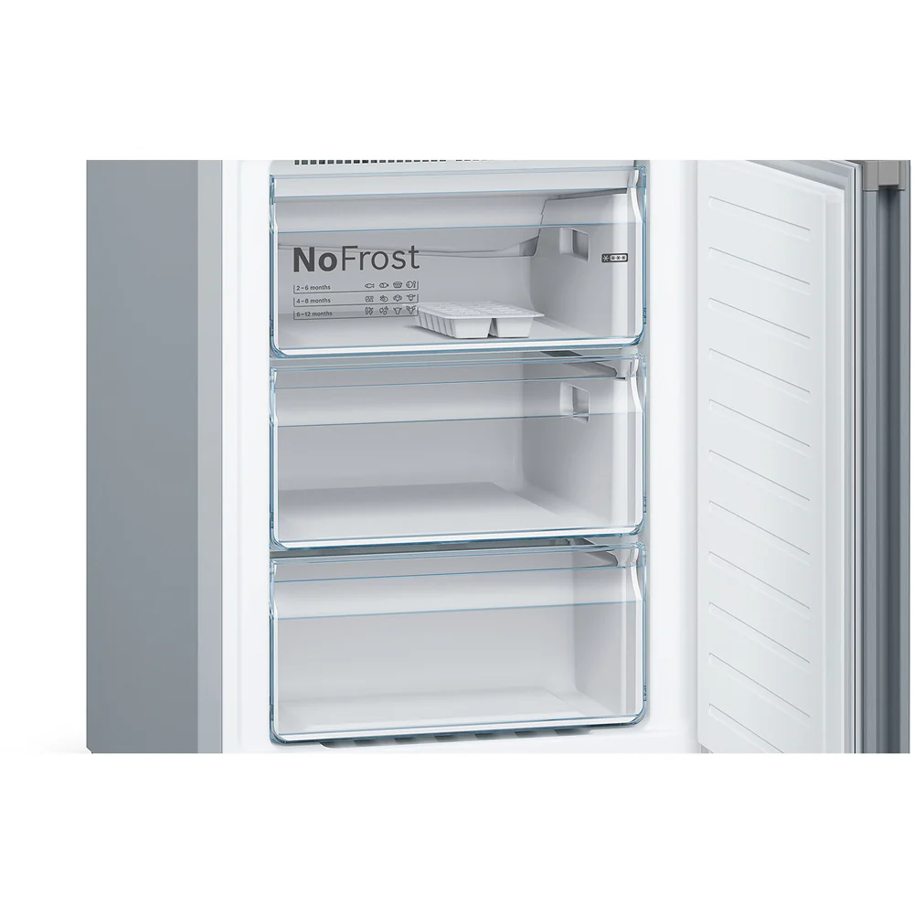 Bosch KGN392LEBG 60cm Series 4 Total No Frost Fridge Freezer Stainless Steel - Image 5