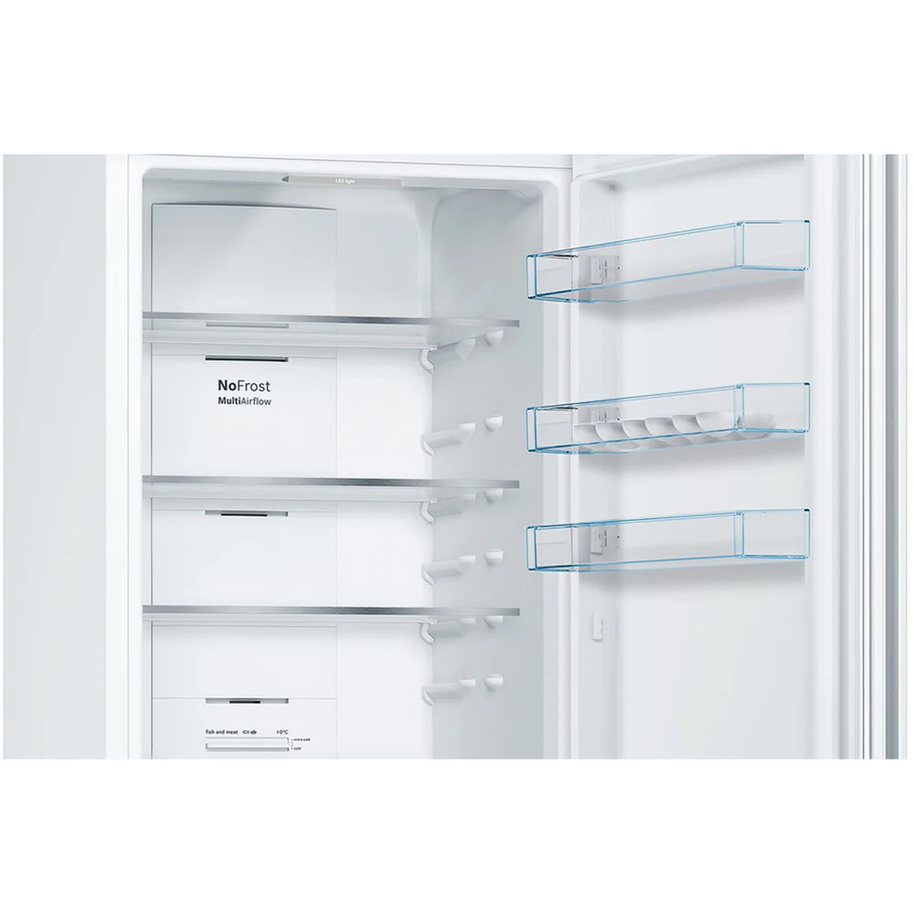 Bosch KGN392WEBG 60cm Series 4 Total No Frost Freestanding Fridge Freezer White - Image 4