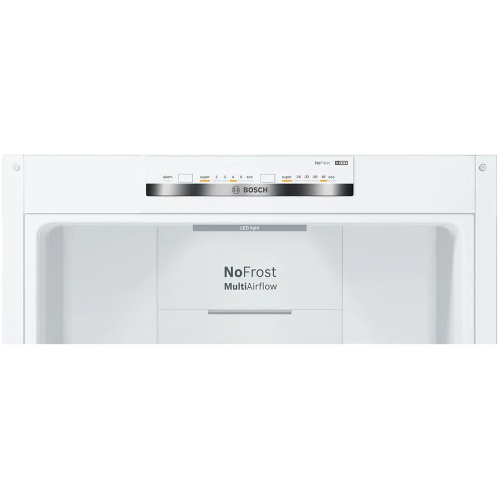 Bosch KGN392WEBG 60cm Series 4 Total No Frost Freestanding Fridge Freezer White - Image 5
