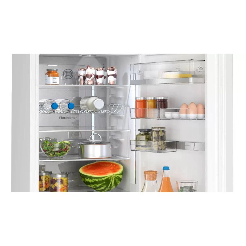 Bosch KGN39AWCTG Series 6 Freestanding Frost Free Fridge Freezer White - C Rated - Image 3