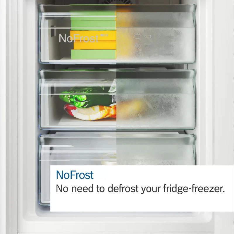 Bosch KGN39AWCTG Series 6 Freestanding Frost Free Fridge Freezer White - C Rated - Image 5