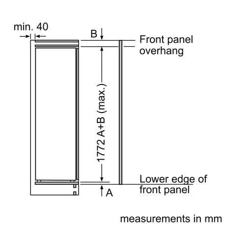Bosch KIR81NSE0G Series 2 Built-in Fridge White - Image 7