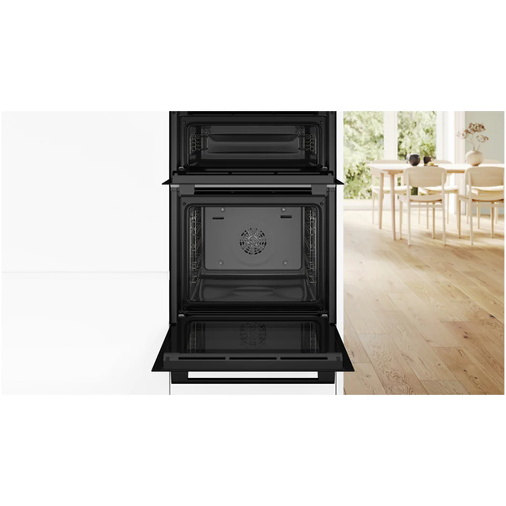 Bosch MBA533BB3B Series 4 Built-In Electric Double Oven Black - A+B Rated - Image 5