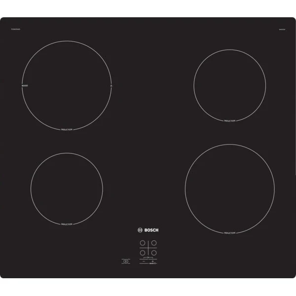 Bosch PUG61RAA5B Serie 2 Induction hob 60 cm Black surface mount without frame