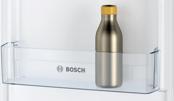 Bosch Series 2 KIV87NSE0G Low Frost Built In Fridge Freezer With Sliding Hinge White - Image 3