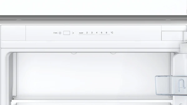 Bosch Series 2 KIV87NSE0G Low Frost Built In Fridge Freezer With Sliding Hinge White - Image 5