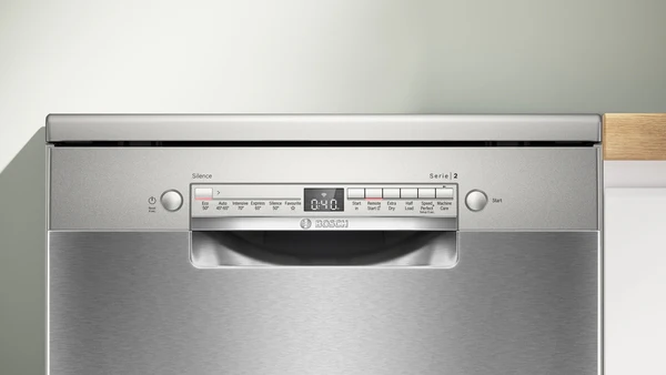 Bosch Series 2 SMS2HVI06G Freestanding Dishwasher 14 Place Settings Brushed steel - Image 2