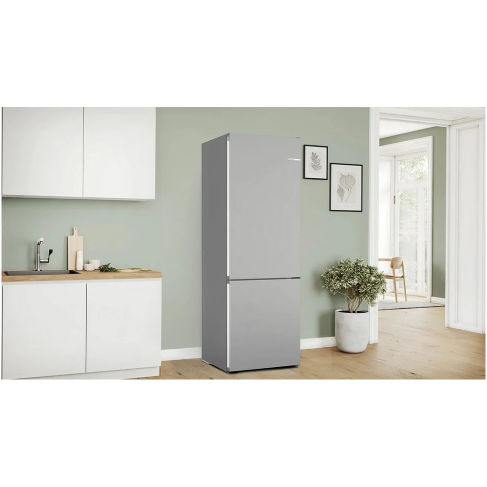 Bosch Series 4 KGN492LDFG Freestanding Frost Free Fridge Freezer Stainless Steel - Image 2