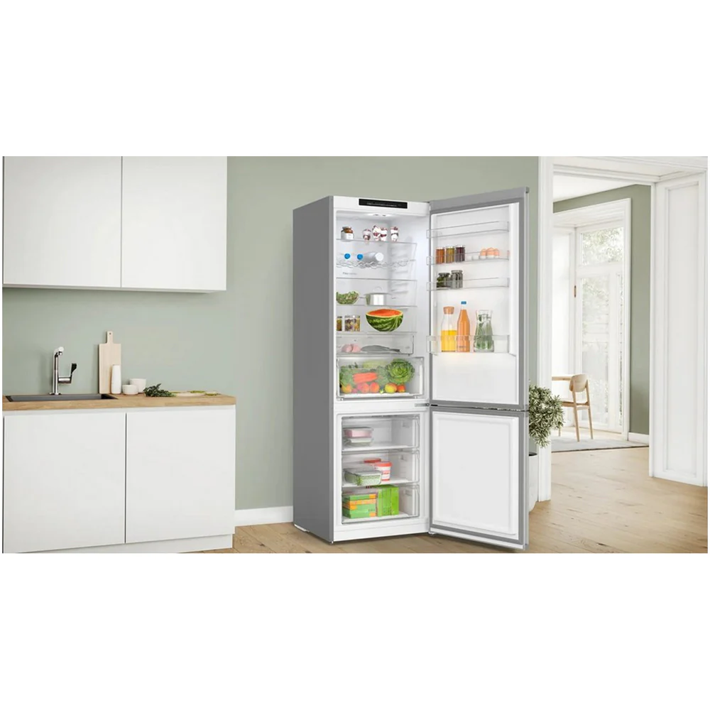 Bosch Series 4 KGN492LDFG Freestanding Frost Free Fridge Freezer Stainless Steel - Image 3