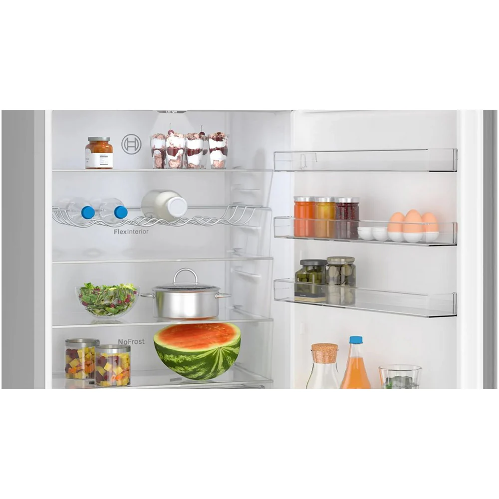 Bosch Series 4 KGN492LDFG Freestanding Frost Free Fridge Freezer Stainless Steel - Image 4