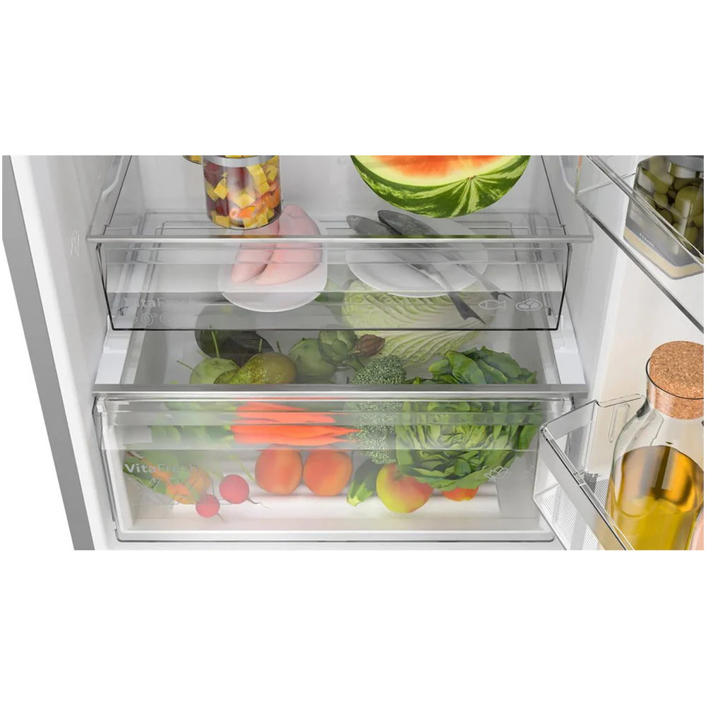 Bosch Series 4 KGN492LDFG Freestanding Frost Free Fridge Freezer Stainless Steel - Image 5