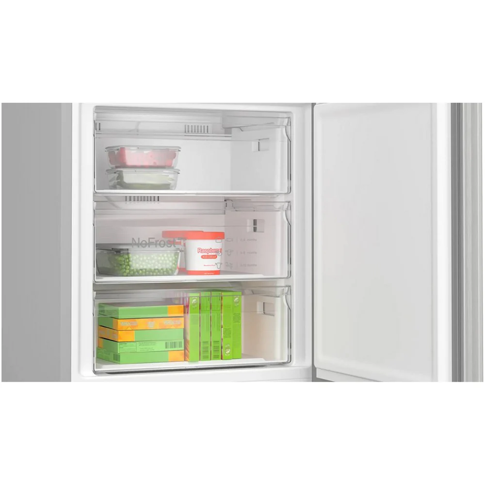 Bosch Series 4 KGN492LDFG Freestanding Frost Free Fridge Freezer Stainless Steel - Image 6