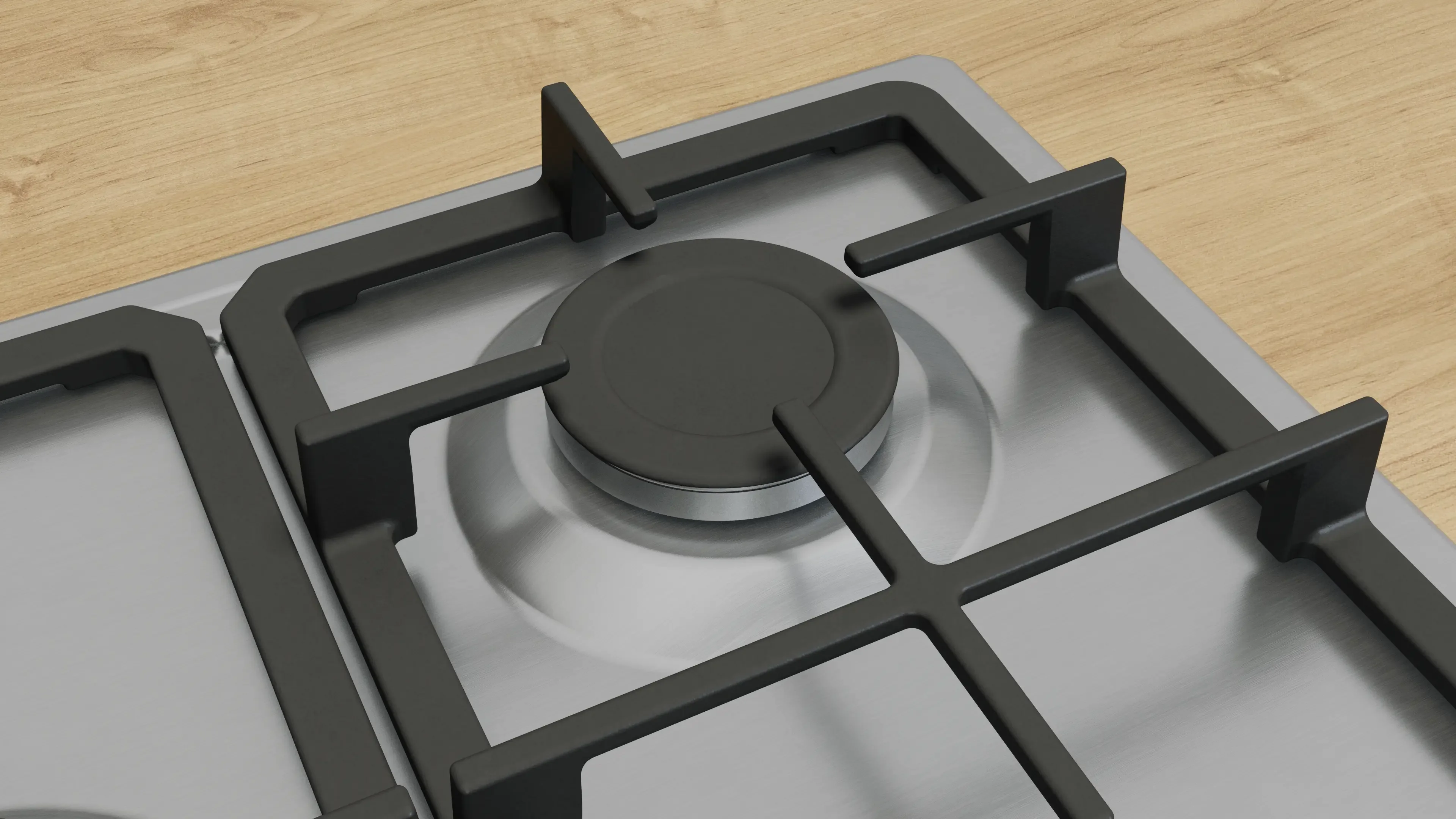 Bosch Series 4 PGQ7B5K90 75cm Gas Hob Stainless steel - Image 5