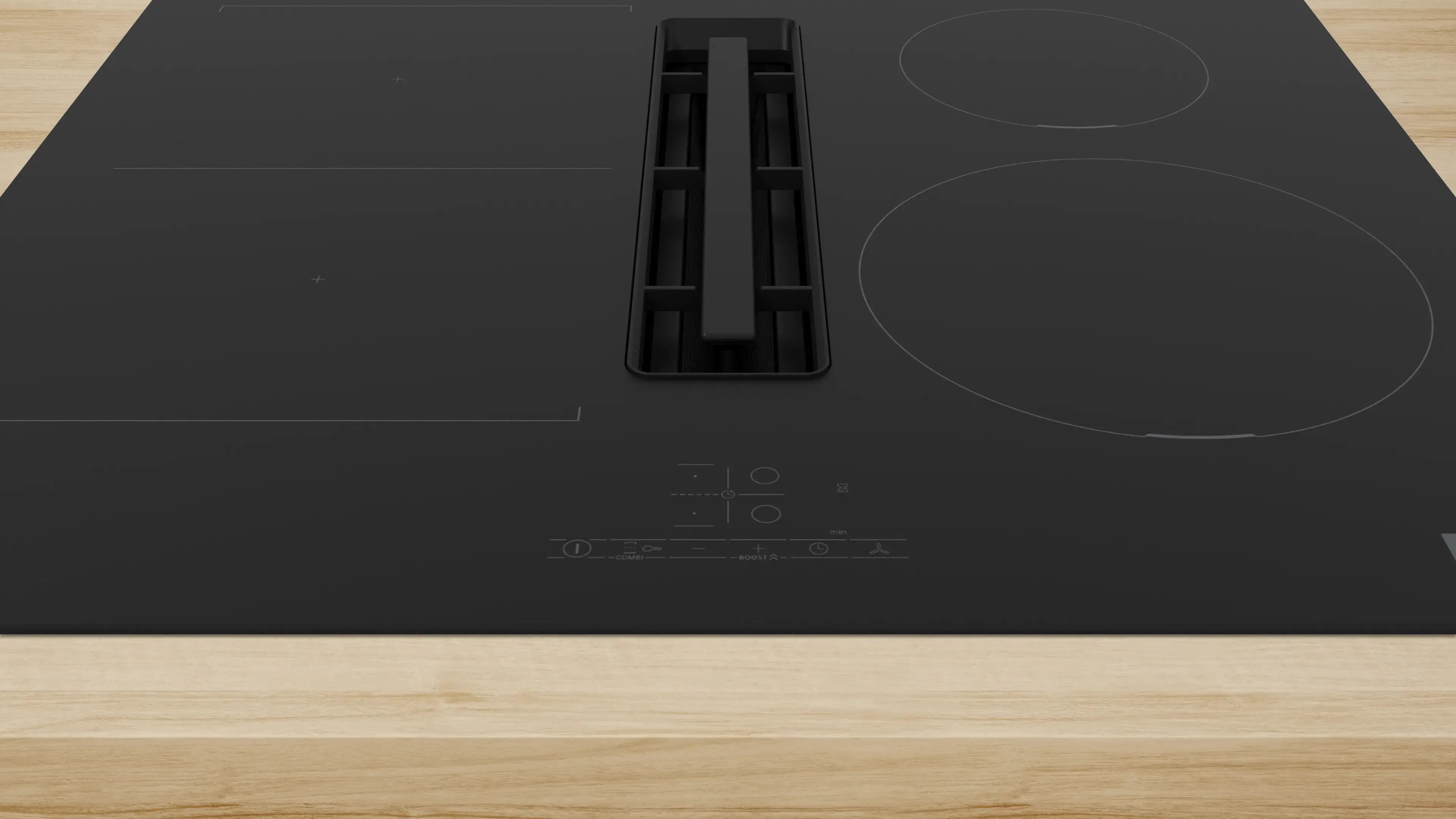 Bosch Series 4 PVS611B16E 60cm Induction Hob With Integrated Ventilation System - Image 2