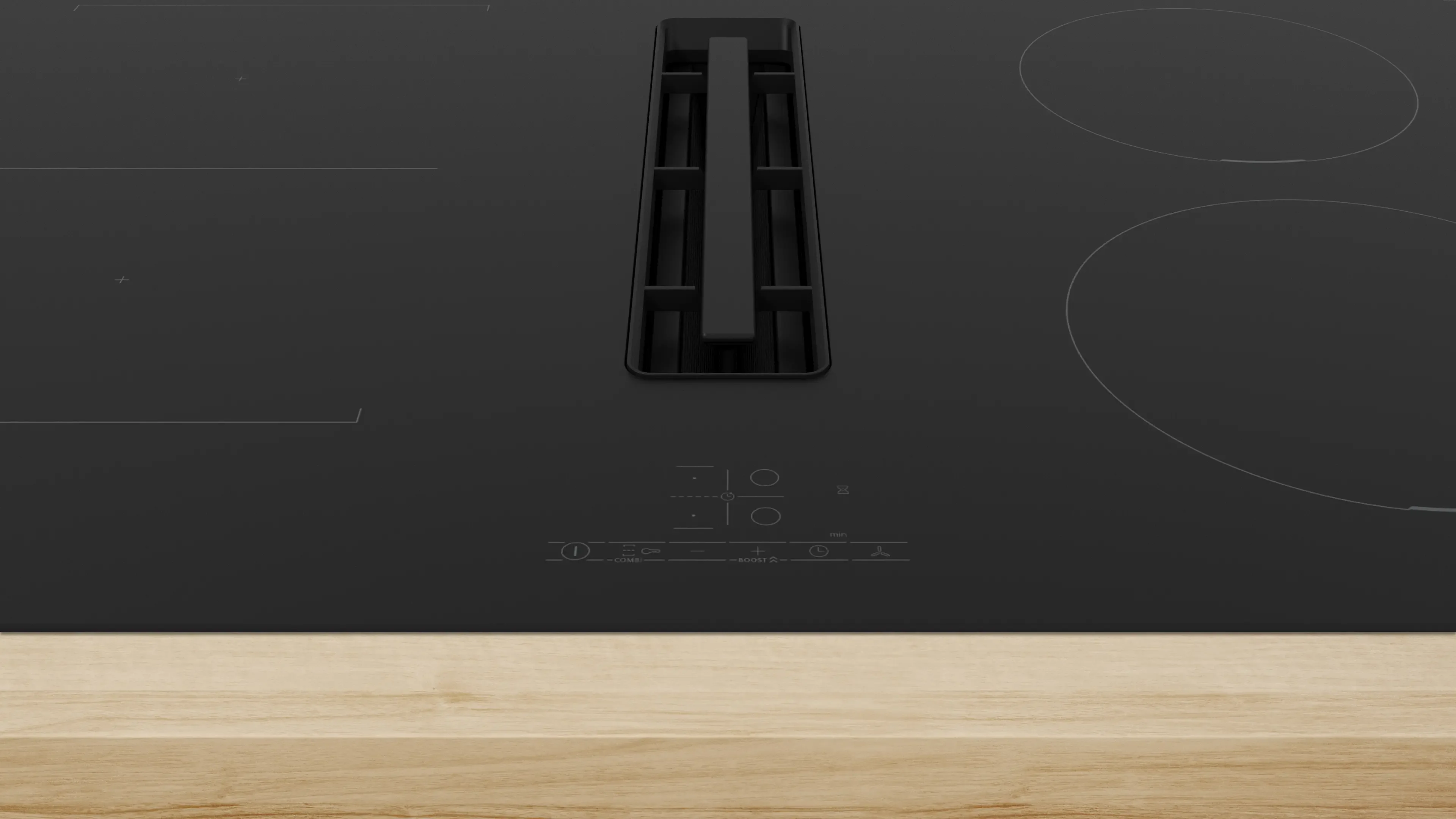 Bosch Series 4 PVS811B16E 80cm Induction Hob With Integrated Ventilation System - Image 2