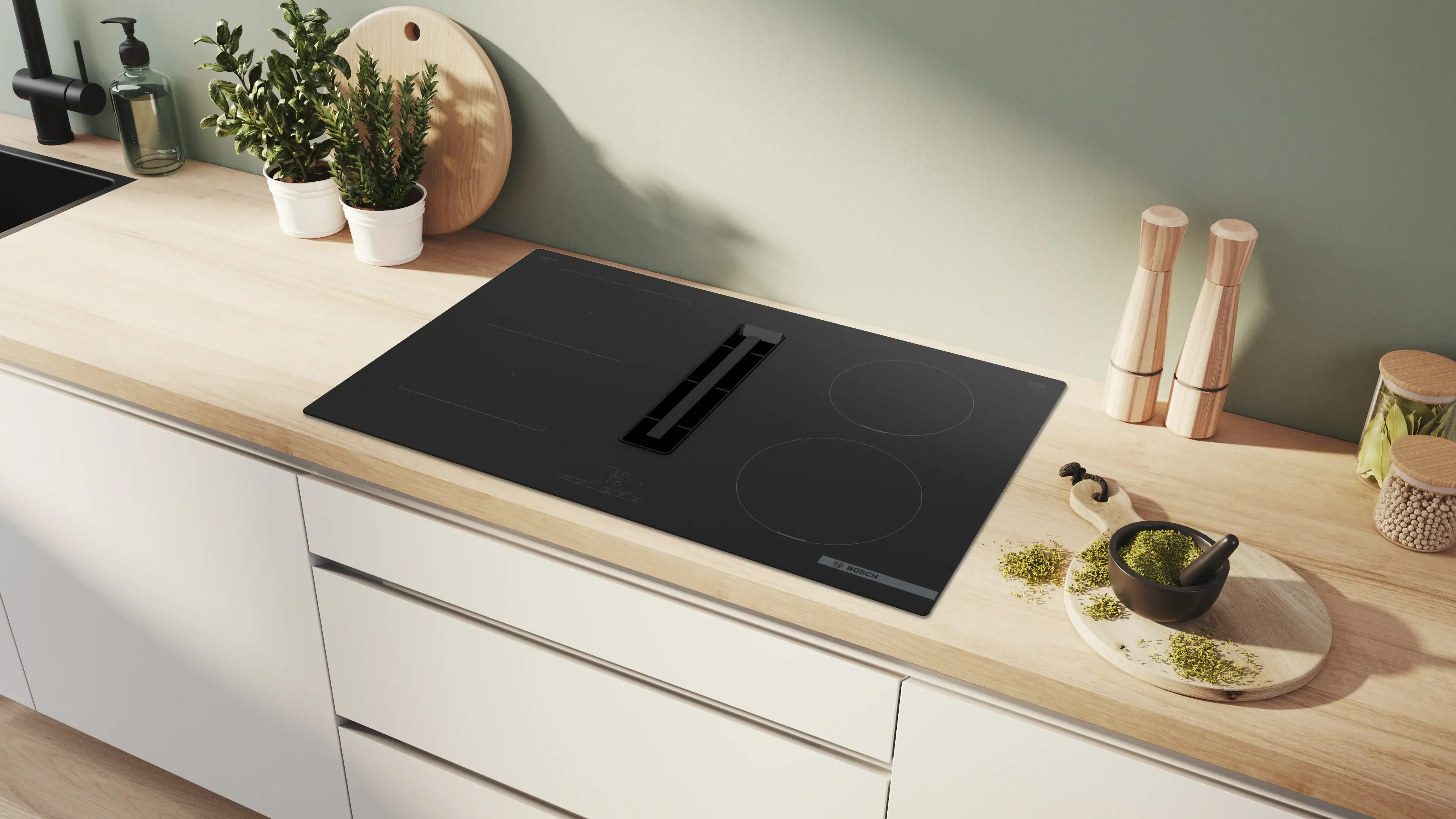 Bosch Series 4 PVS811B16E 80cm Induction Hob With Integrated Ventilation System - Image 3