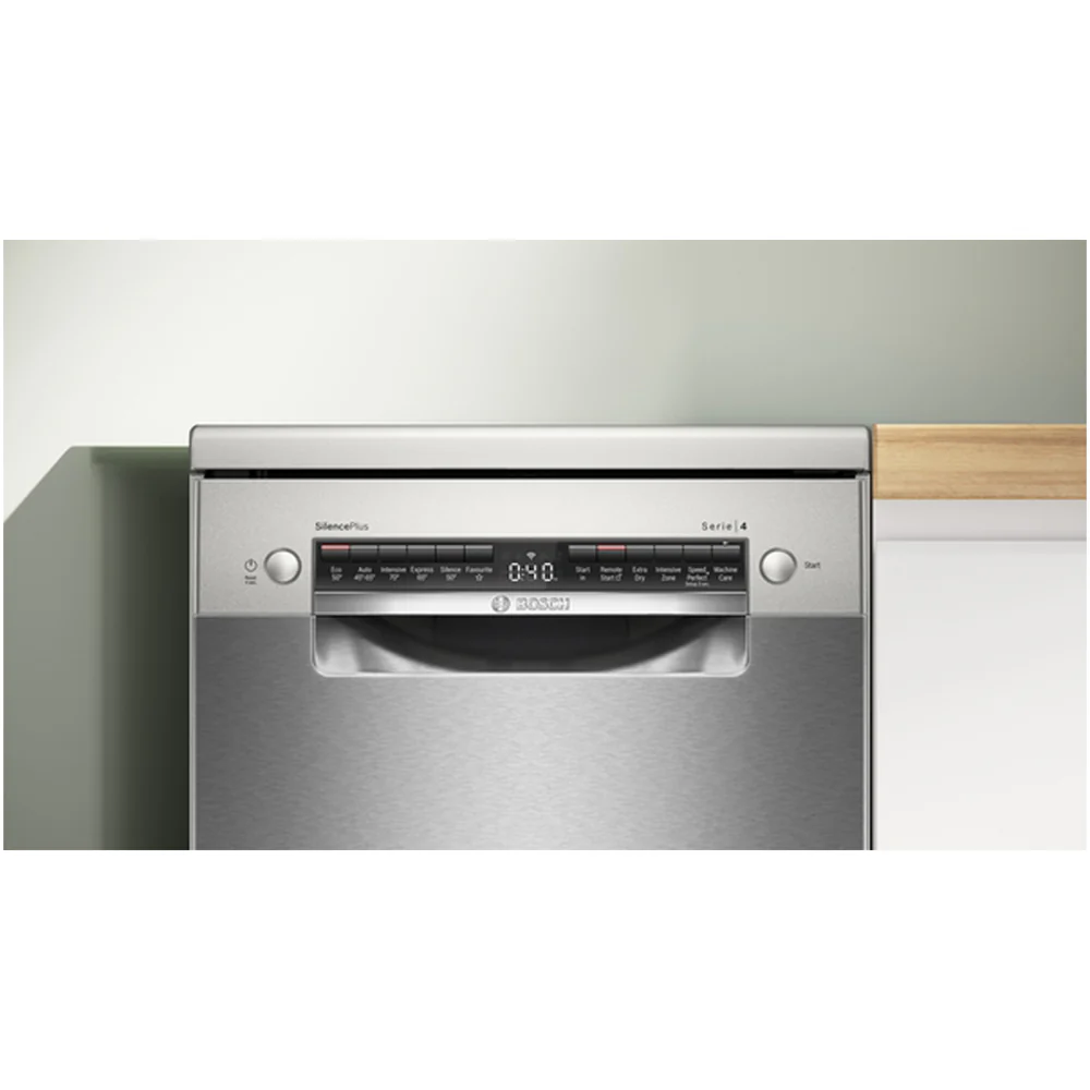 Bosch Series 4 SPS4HMI14G Freestanding 45 cm Slimline Dishwasher 10 Place Settings Brushed Steel - Image 3