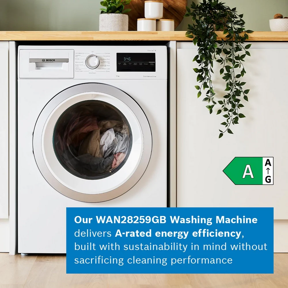 Bosch Series 4 WAN28259GB Washing Machine 9kg 1400 Spin White - Clearance - Image 4
