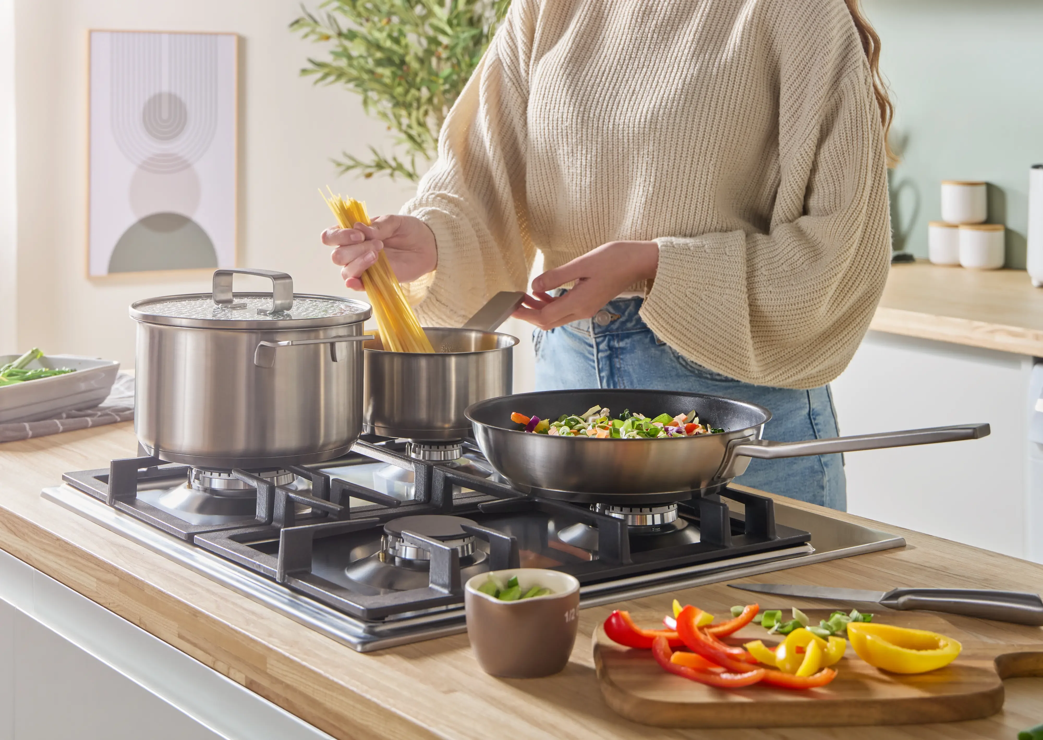 Bosch Series 6 PCP6A5I90 60cm Gas Hob Stainless Steel - Image 9