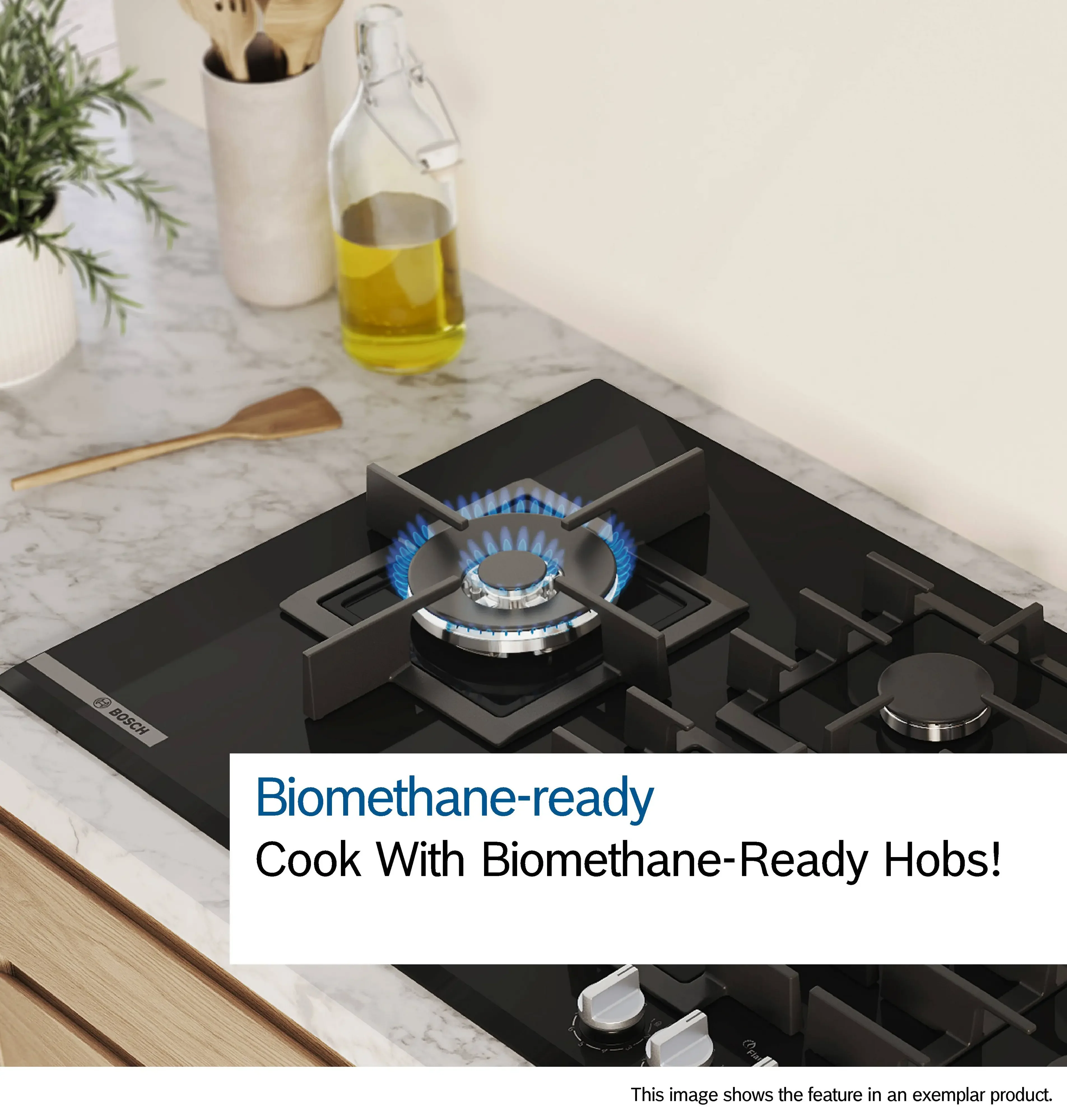 Bosch Series 6 PCR9A5I90 90cm Gas Hob Stainless Steel - Image 12