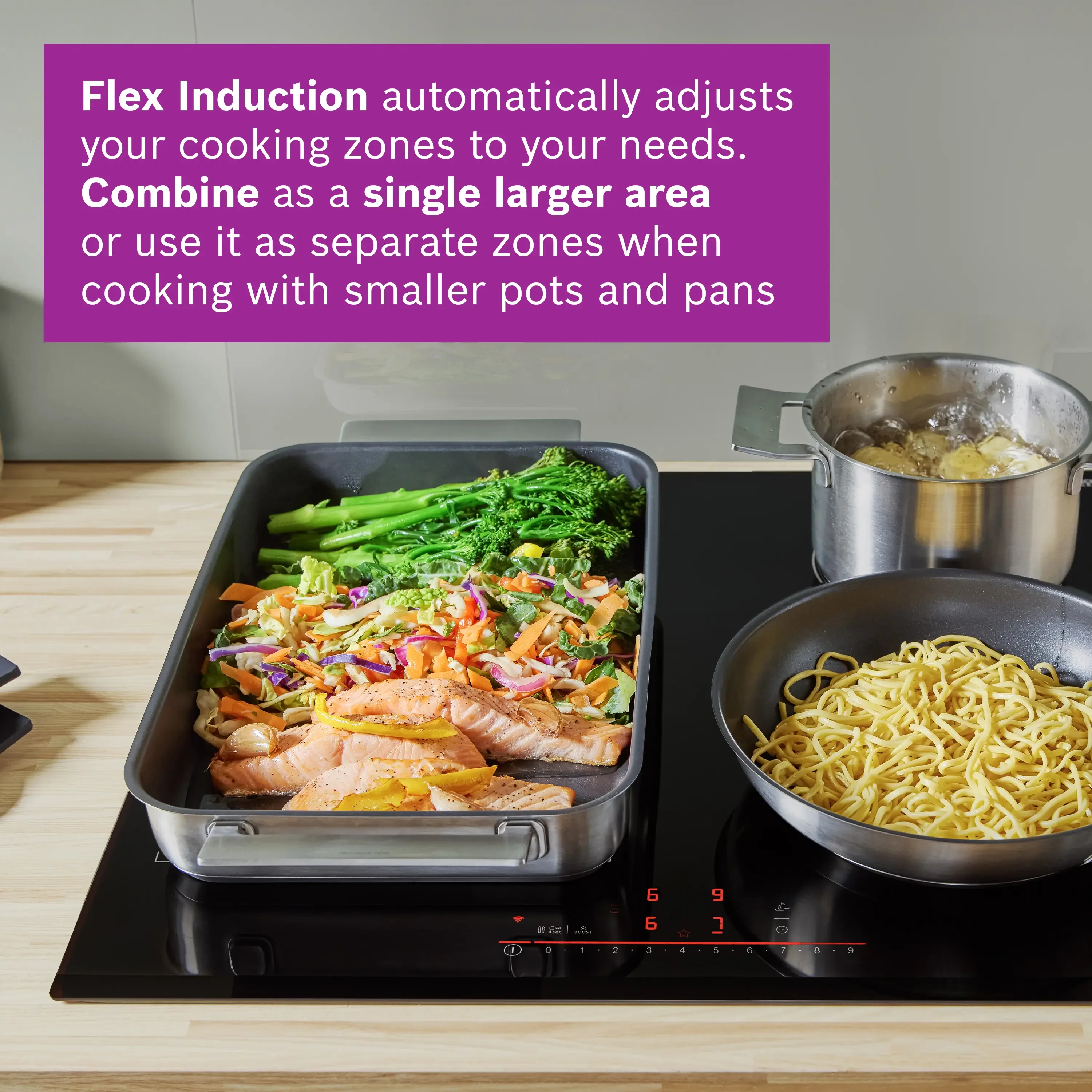 Bosch Series 6 PXV831HC1E 80cm Flex Induction Hob - Image 5
