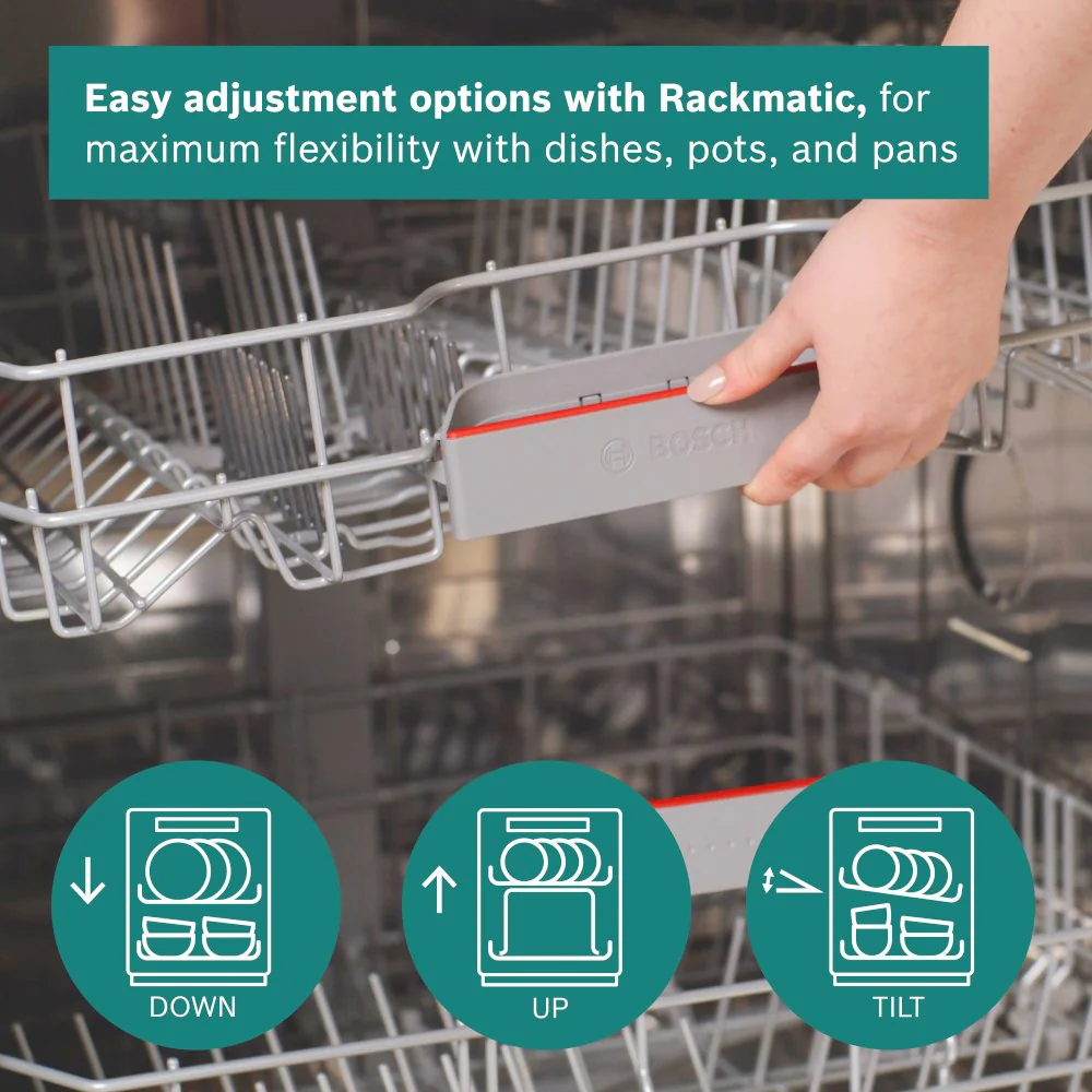 Bosch SMS2HVI67G Series 2 Freestanding 60cm Full Size Dishwasher with 14 Place Settings Silver - Image 12