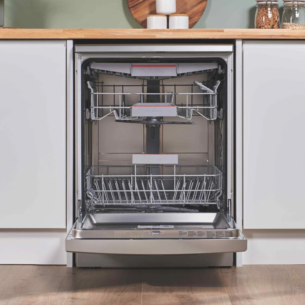 Bosch SMS6ZCI10G Series 6 Freestanding 60cm Full Size Dishwasher with 14 Place Settings Silver Inox - Image 4