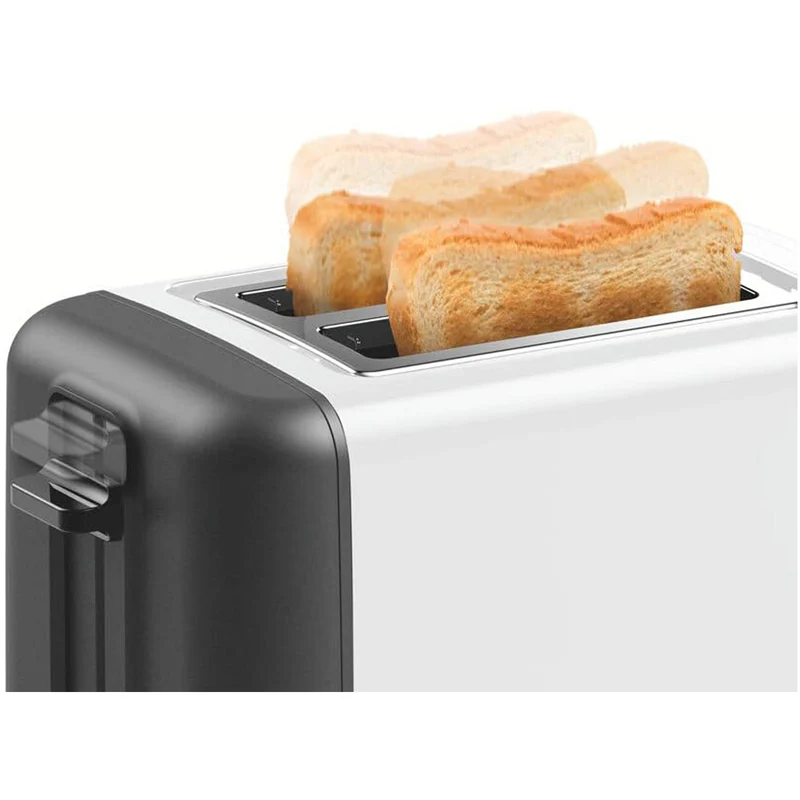 Bosch TAT3P421GB DesignLine 2 Slice Toaster White - Image 3