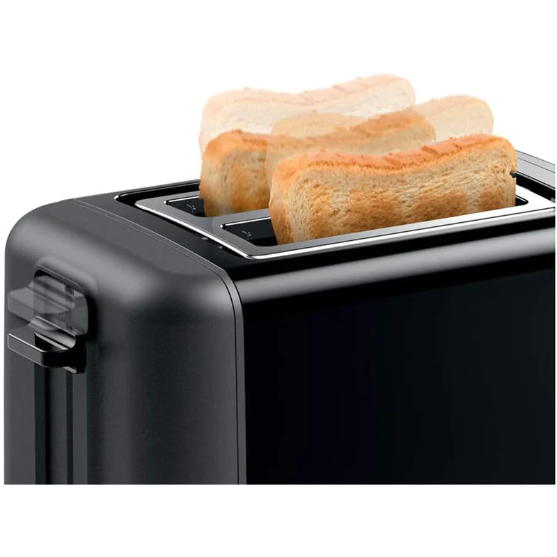 Bosch TAT3P423GB DesignLine 2 Slice Toaster Black - Image 5
