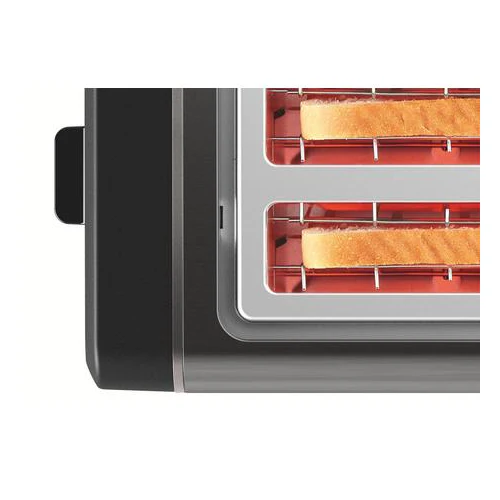 Bosch TAT5P445GB 4 Slice Toaster In Anthracite - Image 3