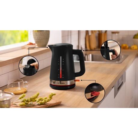 Bosch TWK4M223GB MyMoment kettle 1.7L Black - Image 2