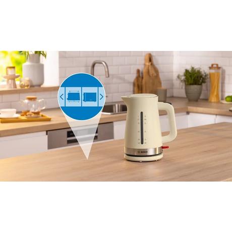 Bosch TWK4M227GB MyMoment kettle 1.7L Cream - Image 2