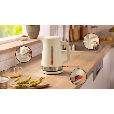 Bosch TWK4M227GB MyMoment kettle 1.7L Cream - Image 3