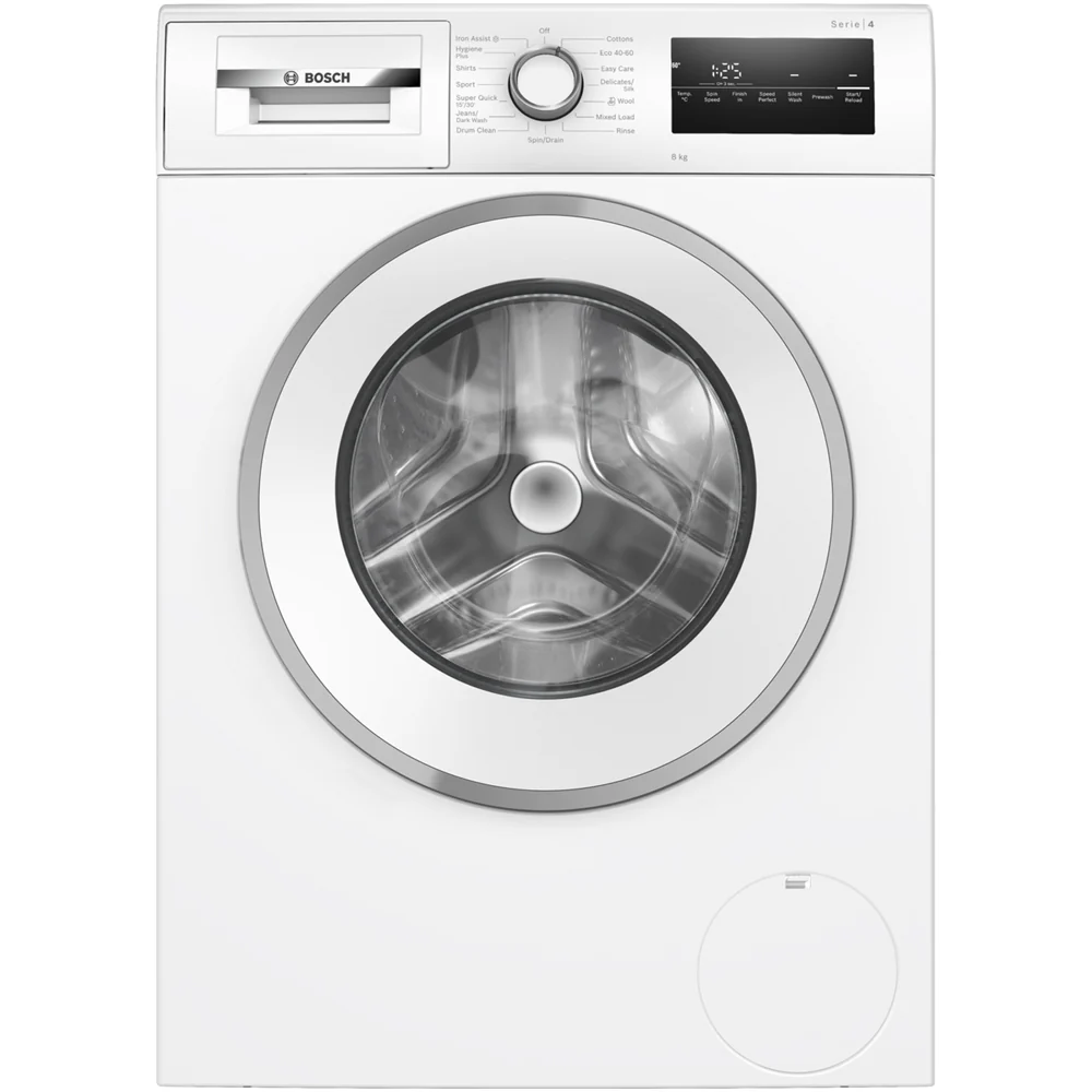 Bosch WAN28254GB Series 4 8kg 1400 Spin Freestanding Front Load Washing Machine White