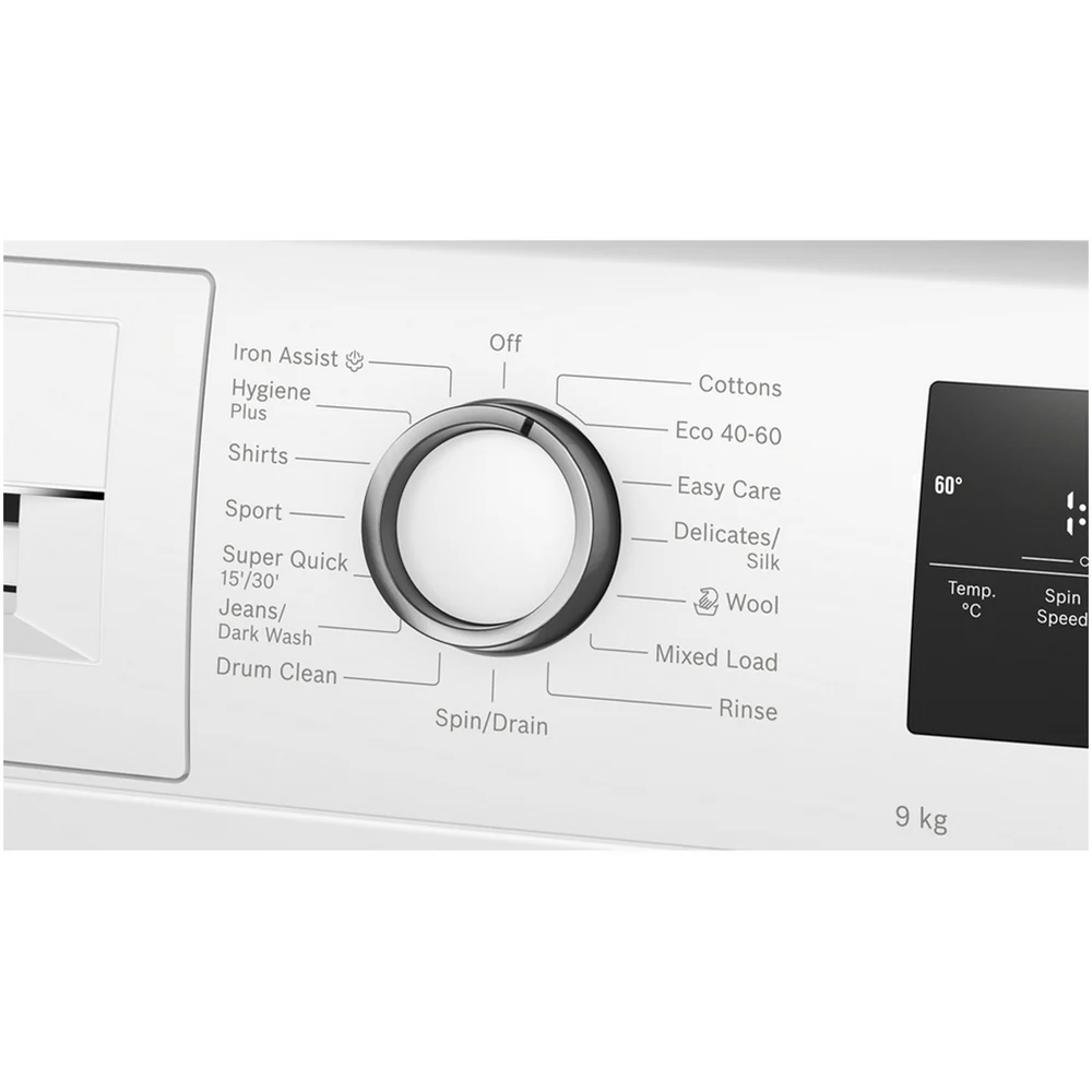 Bosch WAN28255GB Series 4 9kg 1400 Spin Freestanding Front Load Washing Machine White - Image 12