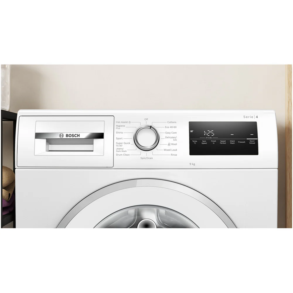 Bosch WAN28255GB Series 4 9kg 1400 Spin Freestanding Front Load Washing Machine White - Image 9