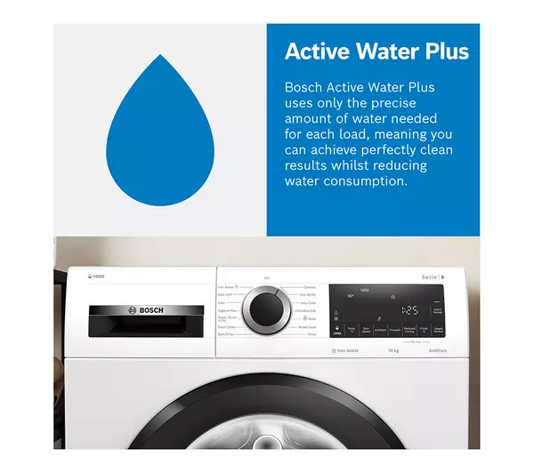 Bosch WGE03408GB Series 2 8kg 1400 Spin Washing Machine White - Image 8