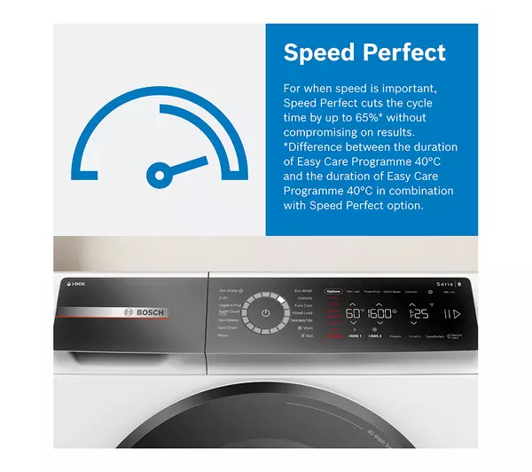 Bosch WGE03408GB Series 2 8kg 1400 Spin Washing Machine White - Image 9