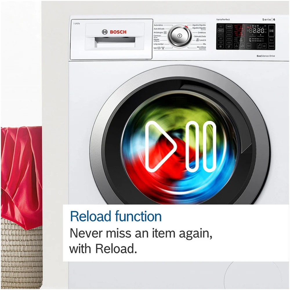 Bosch Series 6 WGG254F1GB 10kg 1400 Spin Washing Machine White - A Rated - Image 10