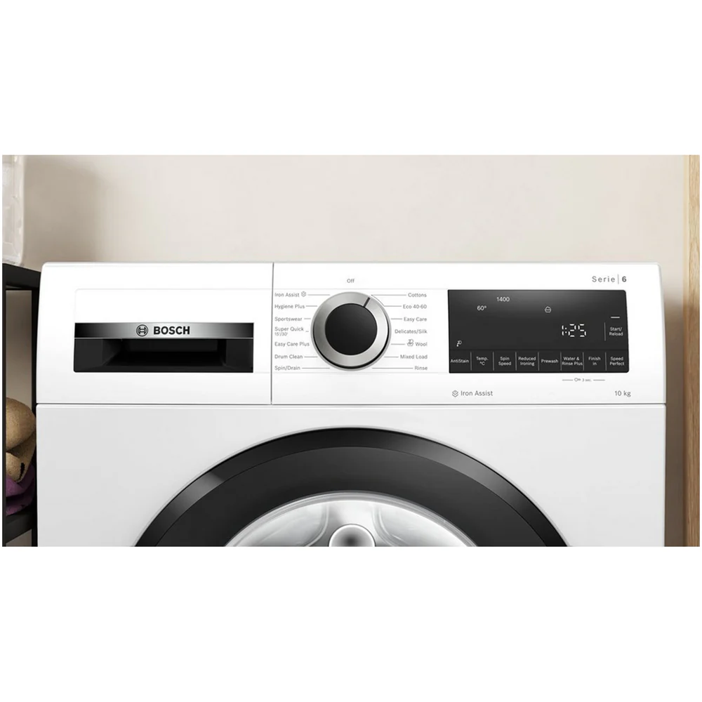 Bosch WGG254Z0GB Series 6 10kg 1400 Spin Washing Machine White - Image 2