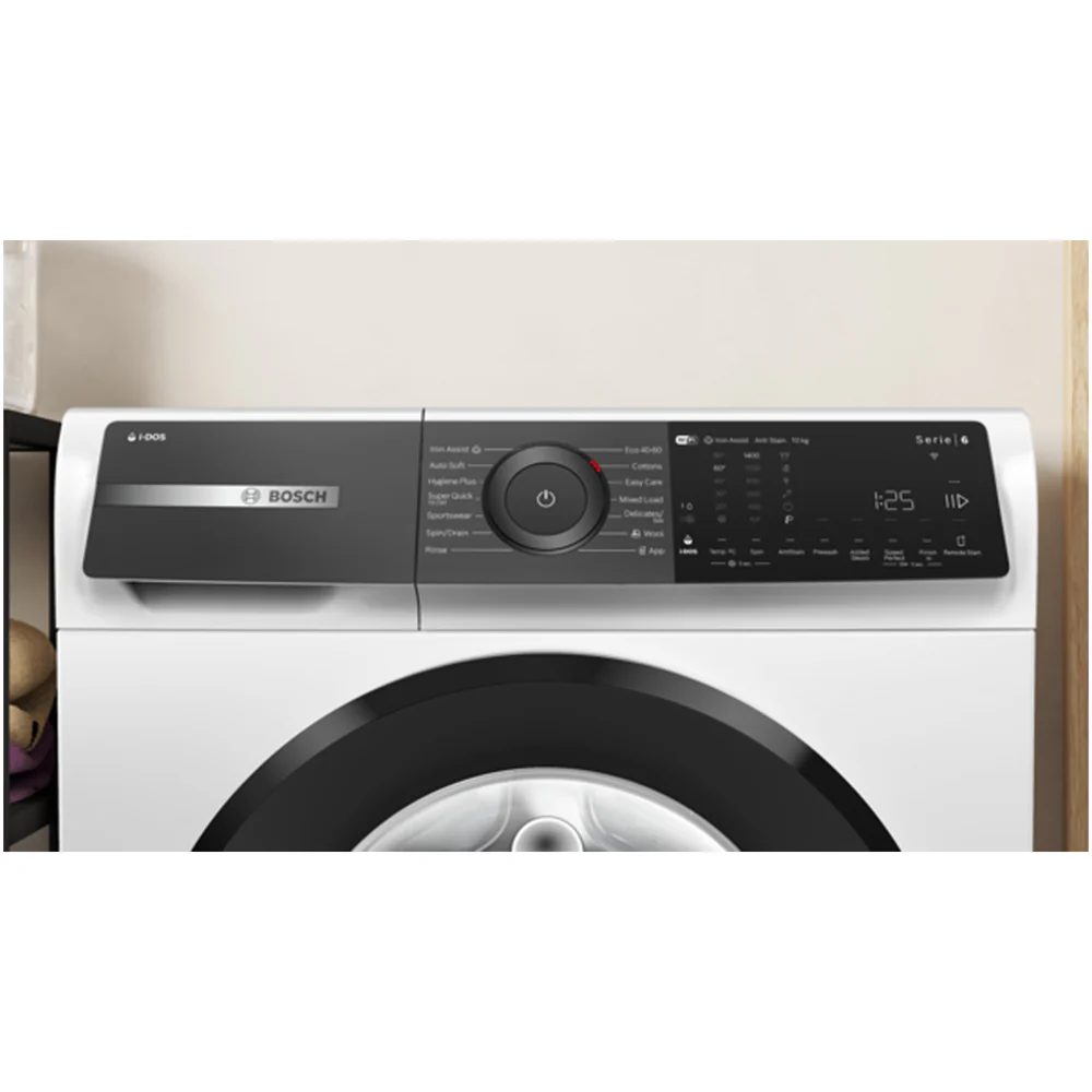 Bosch WGH254A0GB Series 6 1400 Spin 10kg Washing Machine White - A Rated - Image 2