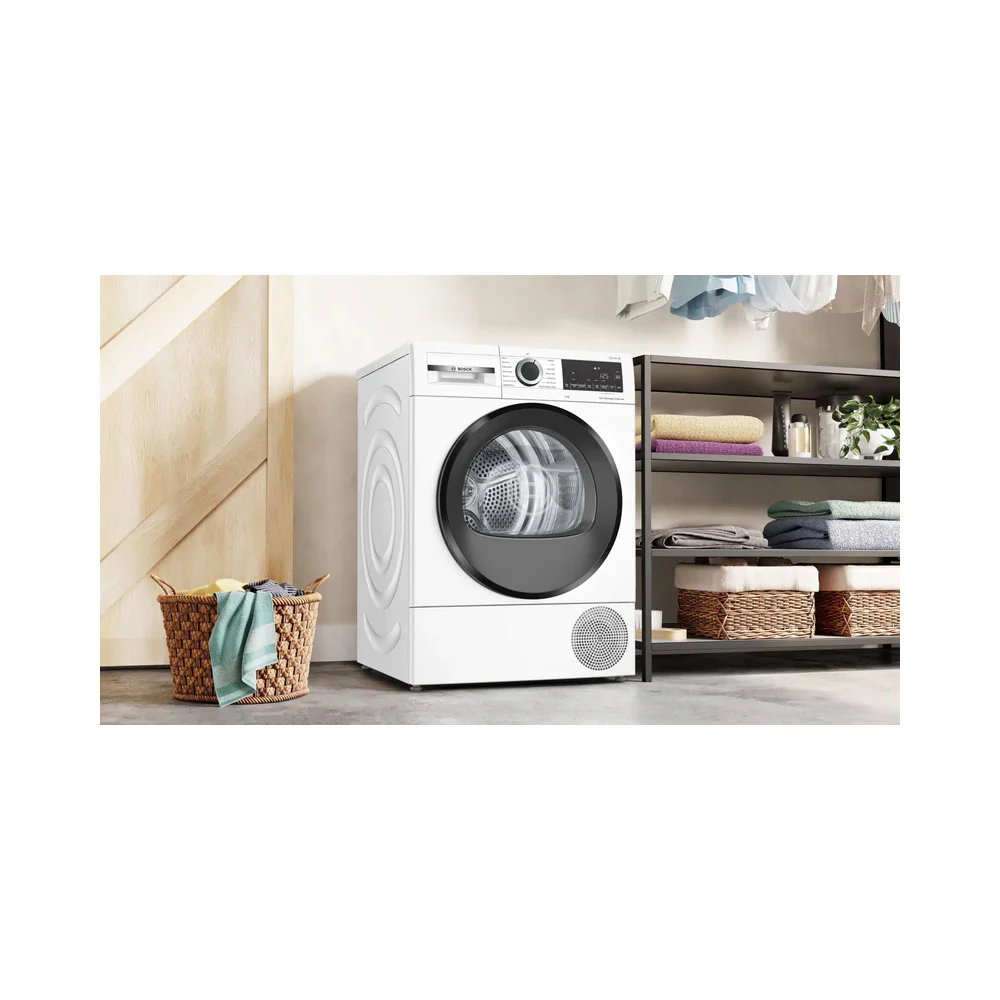 Bosch WQG24502GB Series 6 9kg Heat Pump Tumble Dryer White - A+++ Rated - Image 2