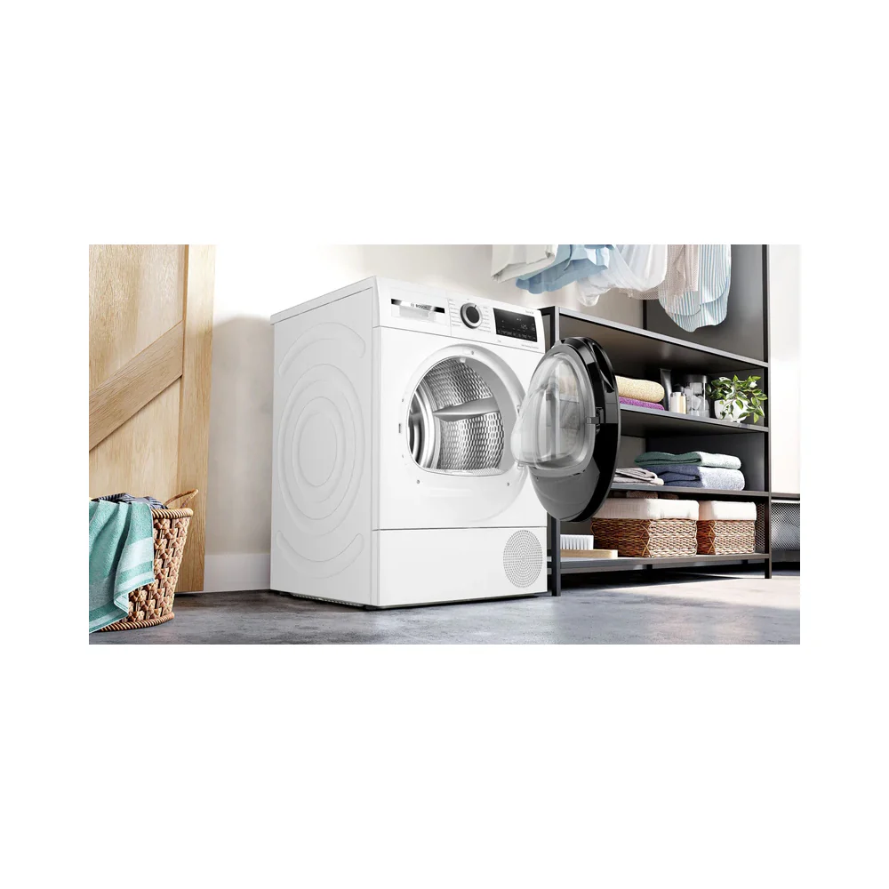 Bosch WQG24502GB Series 6 9kg Heat Pump Tumble Dryer White - A+++ Rated - Image 3