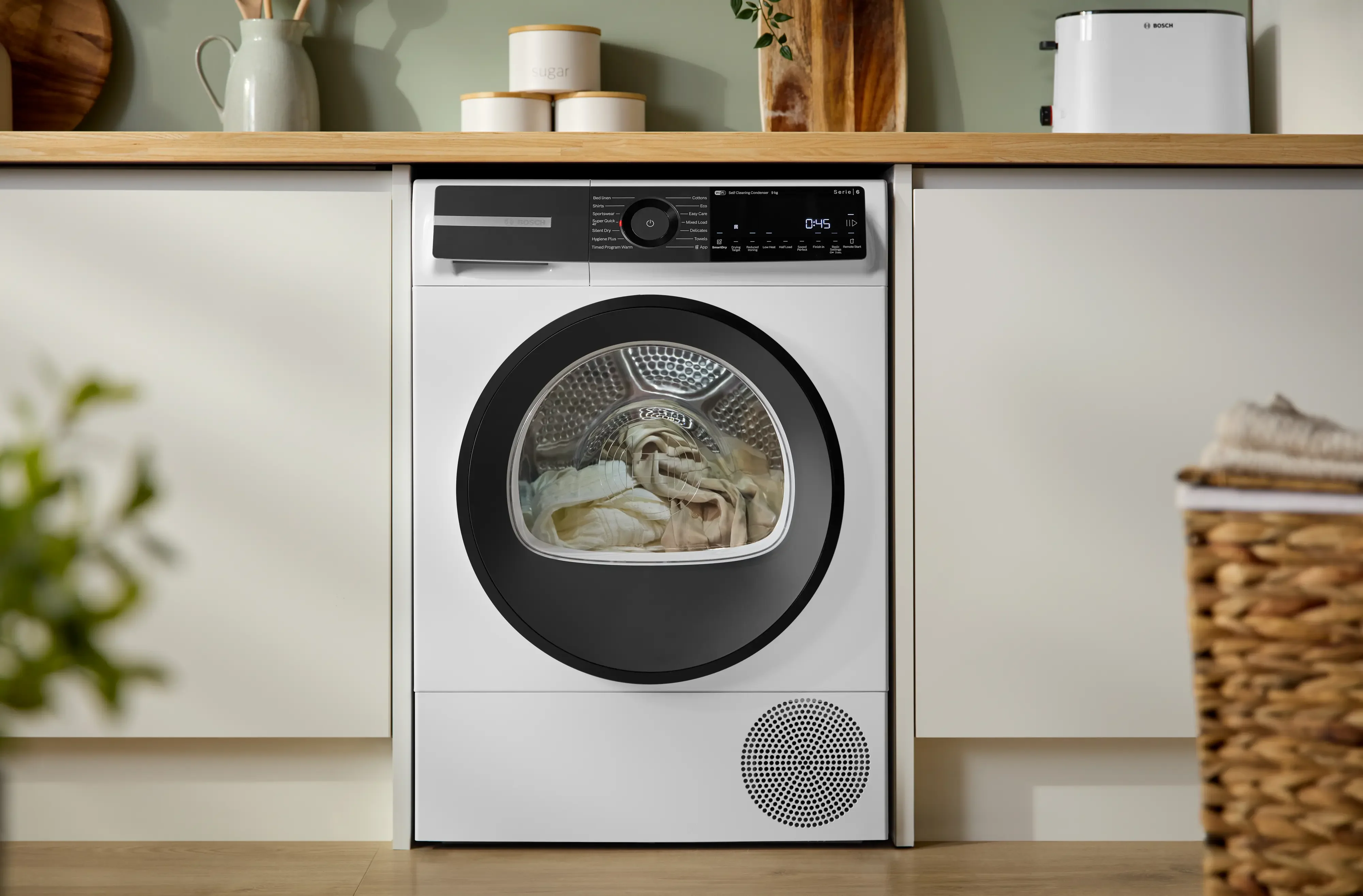 Bosch Series 6 WQH246D9GB Freestanding 9kg Heat Pump Tumble Dryer White - Image 12